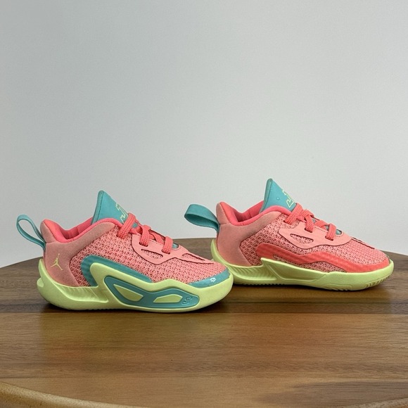Little Kids Toddler Nike Air Jordan Tatum 1 Pink Lemonade Low Sneakers‎ Size 5 C - Picture 1 of 8
